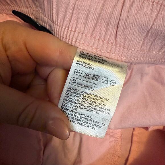 H&M Men’s XS Pink Cotton Pull on Chino Shorts Pockets Preppy Basic Summer Casual - Picture 7 of 7